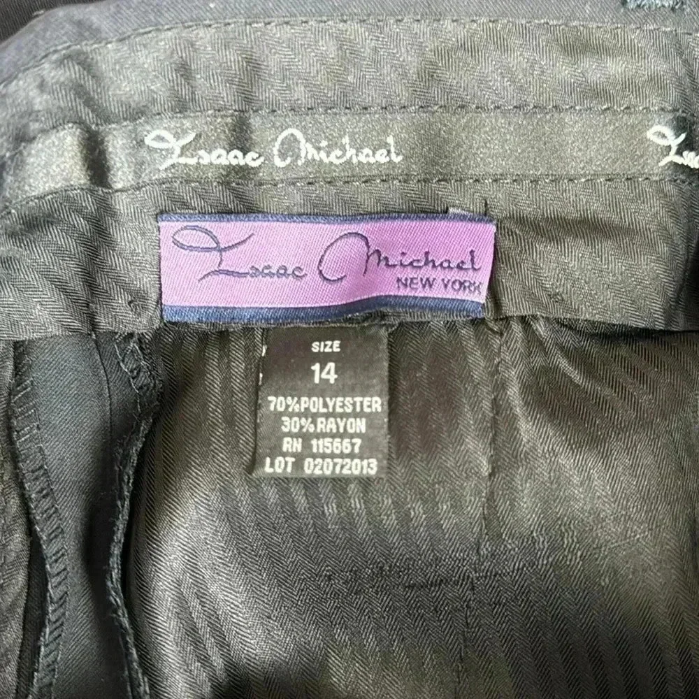 Isaac Michael Boys Black Dress Pants Size 14
